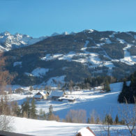 Ausblick von der Pension Leit'n Franz in Ramsau am Dachstein